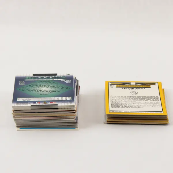Mixed Lot of 100 Rookie Baseball Trading Cards