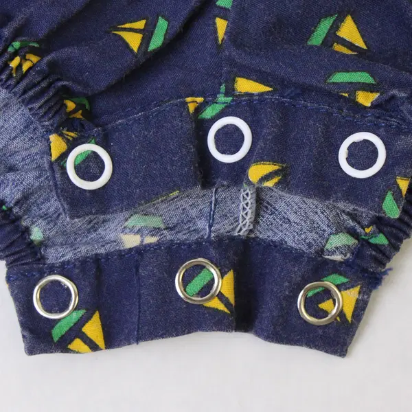 2 Cute Sailboat Design Navy Blue Overalls Baby's Size 3/6 Months
