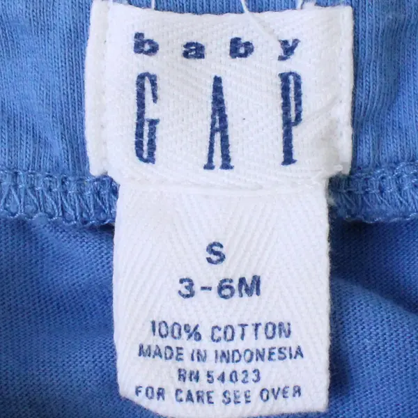 GAP Blue and Yellow Baseball One-Piece Romper Baby's Small 3-6 Mos