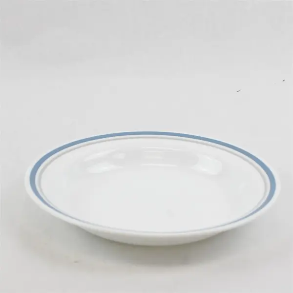Lot of 4 Corelle Indigo Slate 3 Soup/Pasta Bowls & Salad Plate 8.5in
