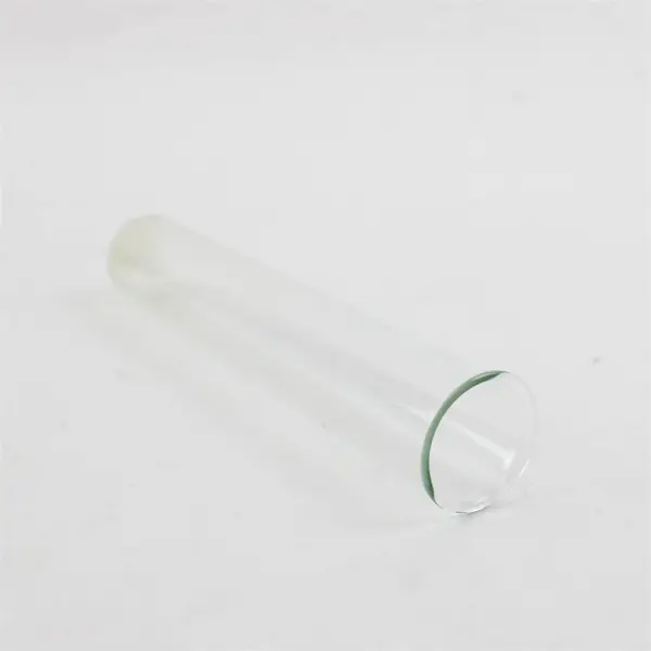 Contemporary Glass Test Tube Bud Vase w/ Black Metal Stand - Tabletop