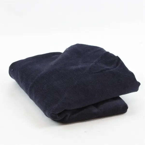 Dark Blue Ribbed Fabric 17x48 in Piece for Crafts Quilting Sewing