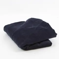 Dark Blue Ribbed Fabric 17x48 in Piece for Crafts Quilting Sewing