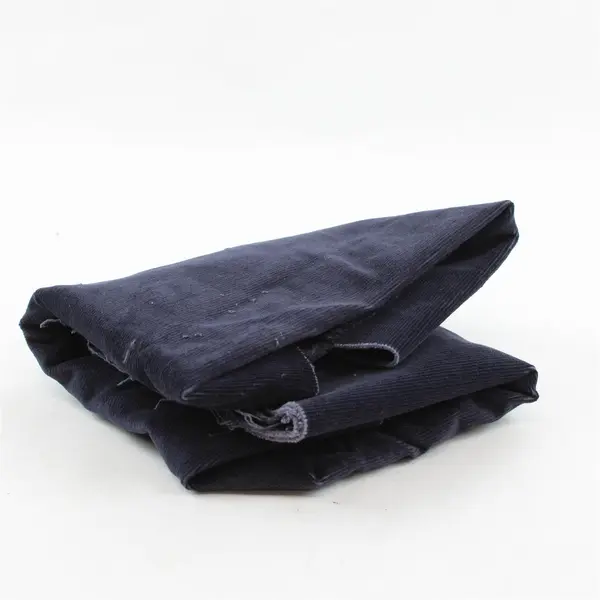 Dark Blue Ribbed Fabric 17x48 in Piece for Crafts Quilting Sewing