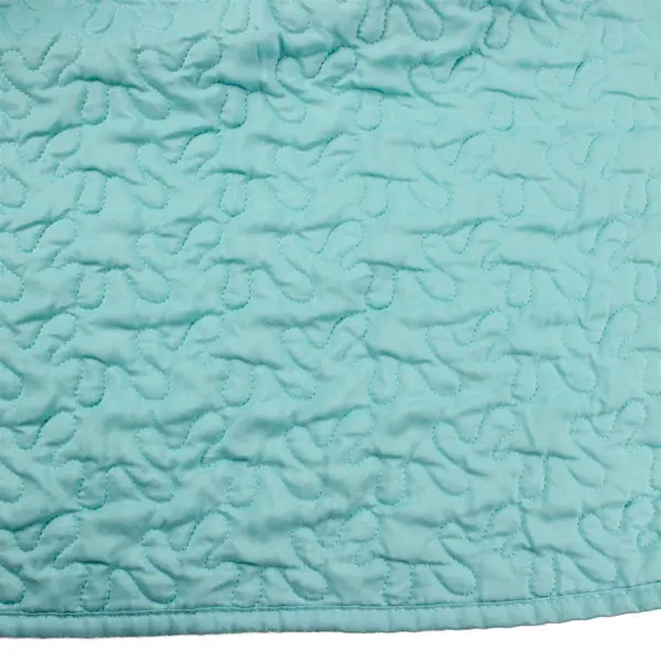 Mainstays Teal/White Paisley Patterned Queen Sized Bed Comforter 100% Polyester