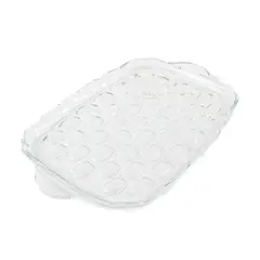 Vintage Federal Yorktown Luncheon Dish Clear Glass Tray 10.5"
