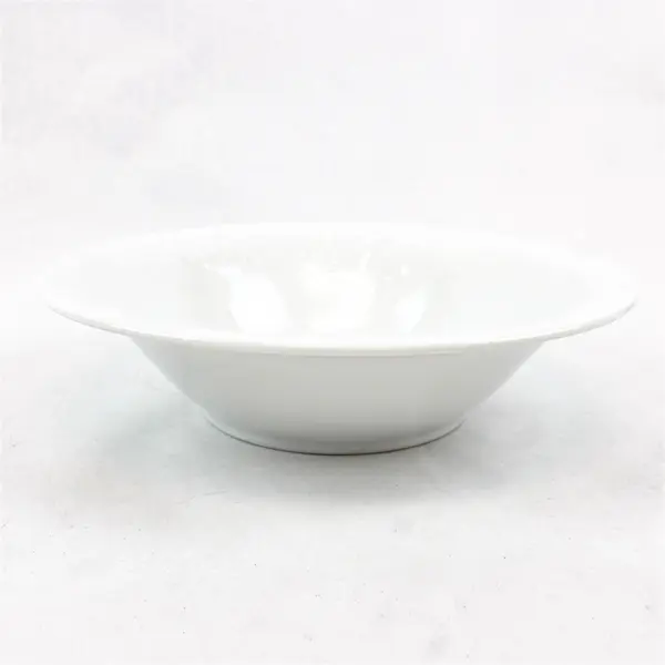 Gibson 9" White Embossed Fruit Serving Bowl