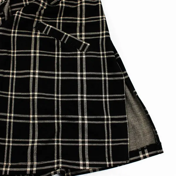 Maurices Black and Beige Plaid Open-Front Cardigan Women's XL