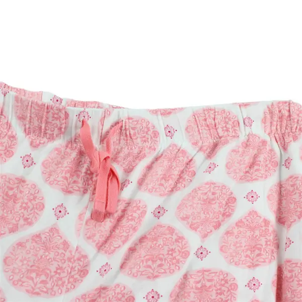 Liz Claiborne Pink and White Floral Pajama Set Women's XXL