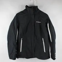 Columbia Omni-Heat Black Zip-Up Jacket Men's Medium MISSING HOOD