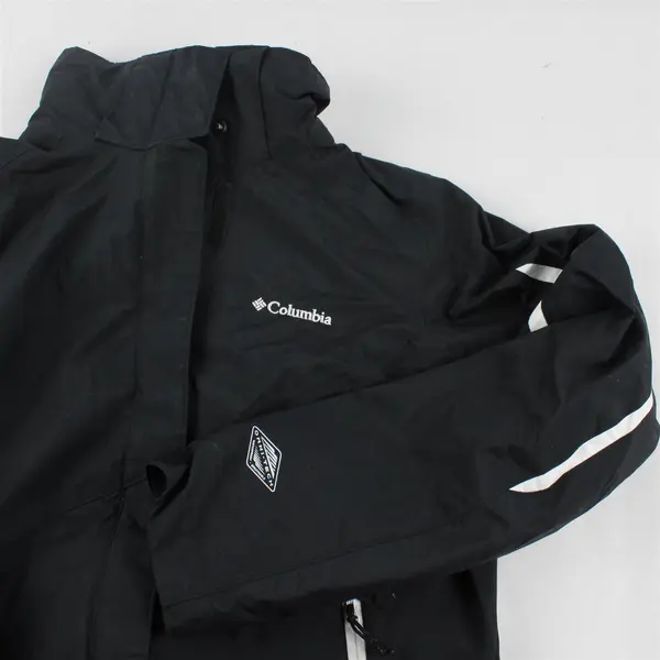 Columbia Omni-Heat Black Zip-Up Jacket Men's Medium MISSING HOOD