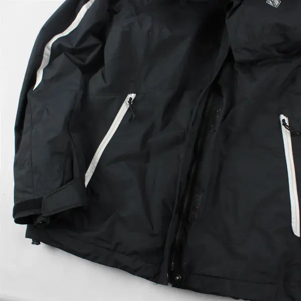 Columbia Omni-Heat Black Zip-Up Jacket Men's Medium MISSING HOOD