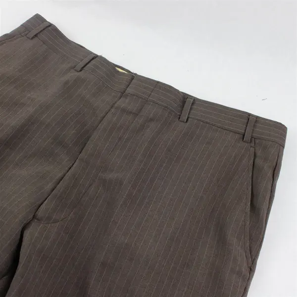 Kuppenheimer Brown and Gray Pinstripe 3-Piece Suit Men's Size 40