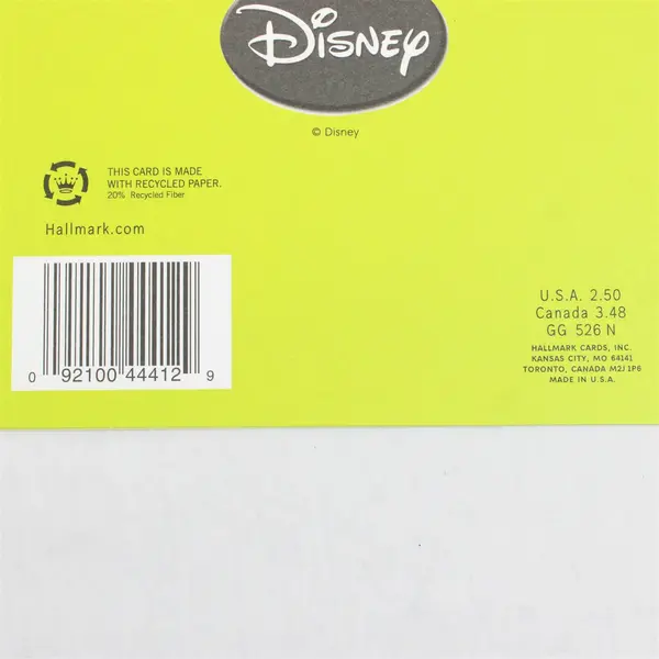 Hallmark Connections Disney Pluto Get Well Card UNUSED