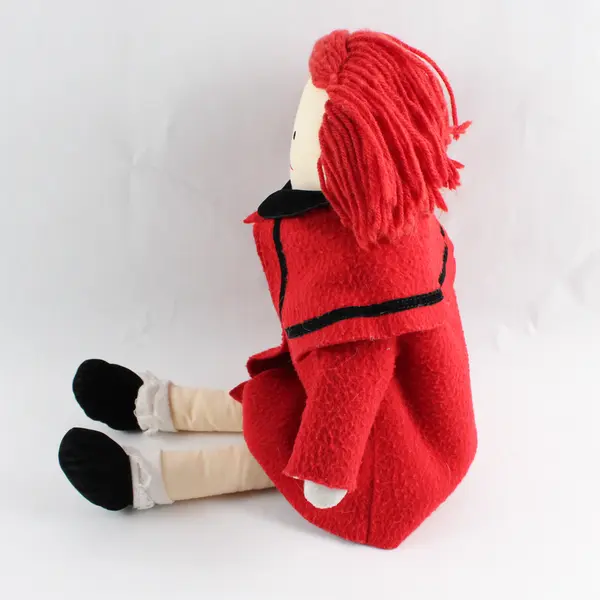 Vintage 1990s Eden Toys 18" Madeline Plush Doll w/Red Coat