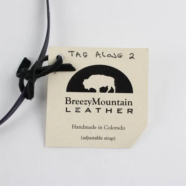 NWT Breezy Mountain Leather Purple "Tag Along 2" Leather Crossbody Purse