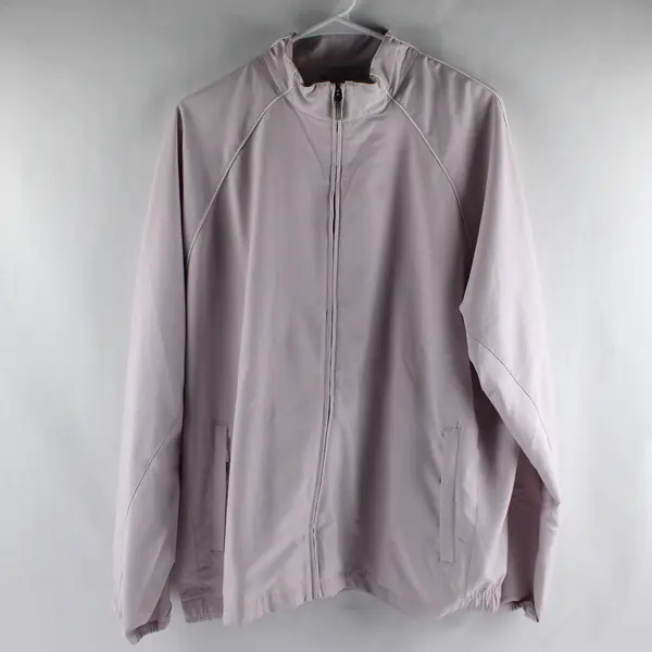 Adidas Women's XL Light Purple Clima-Proof Windbreaker Jacket 