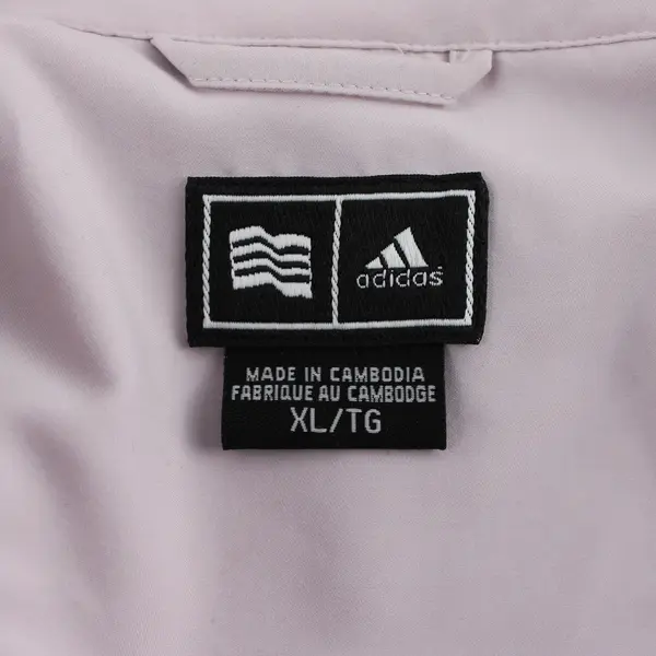 Adidas Women's XL Light Purple Clima-Proof Windbreaker Jacket 
