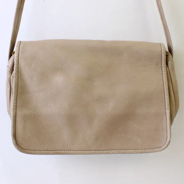 Tignanello Light Brown Leather Medium Shoulder Bag Purse