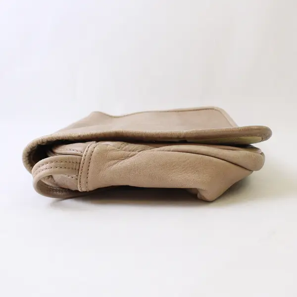 Tignanello Light Brown Leather Medium Shoulder Bag Purse