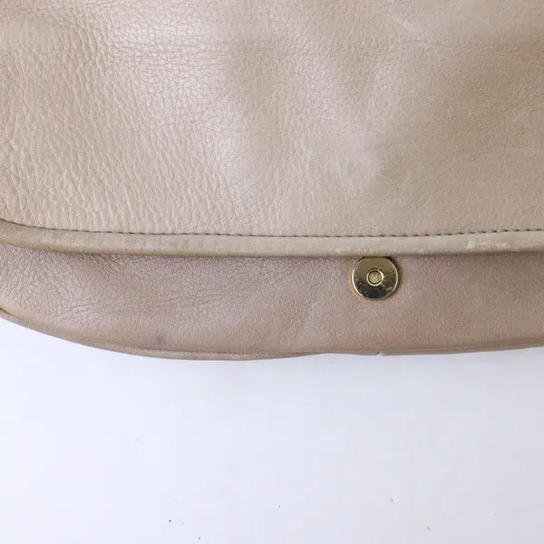 Tignanello Light Brown Leather Medium Shoulder Bag Purse