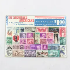 Vintage Honor Bilt Distinguished Americans US Commemoratives 30 Stamp Packet