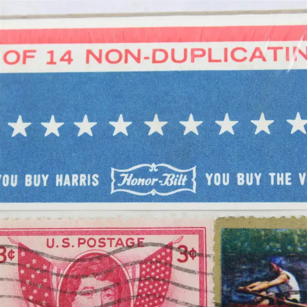 Vintage Honor Bilt Distinguished Americans US Commemoratives 30 Stamp Packet