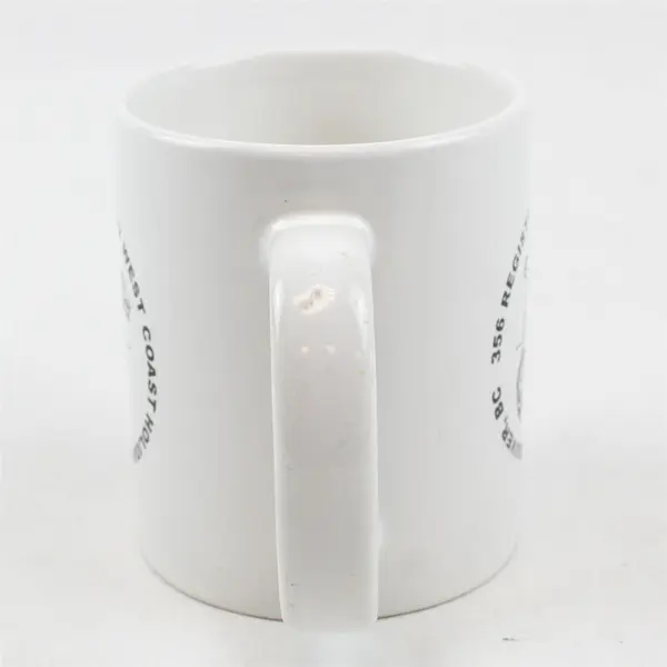 Collector Ceramic White Mug 2002 West Coast Holiday, Vancouver BC 