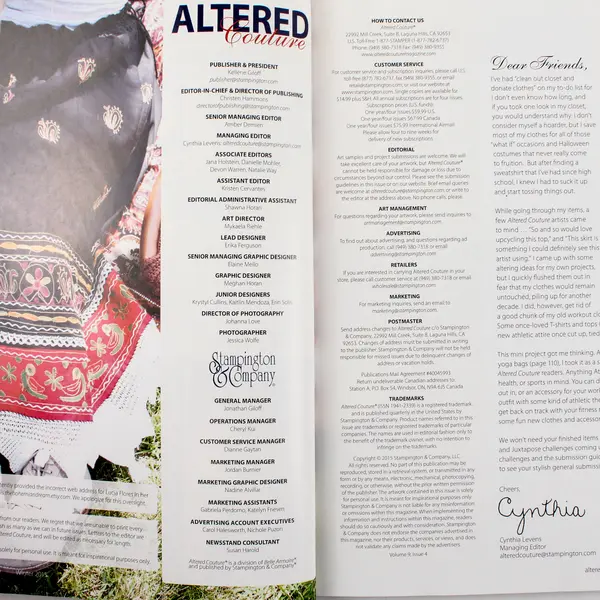 Altered Couture Magazine Nov/Dec/Jan 2015 60+ Pin-Worthy Projects