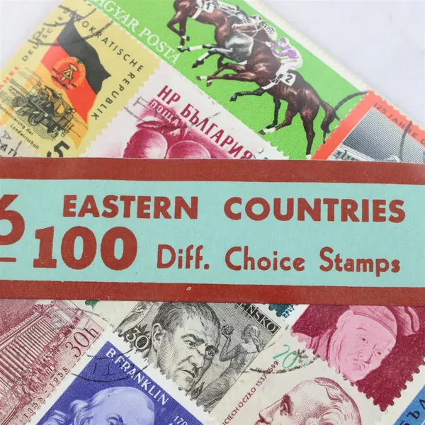Vintage Hygrade Eastern Countries 100 Different Stamp Packet KD26