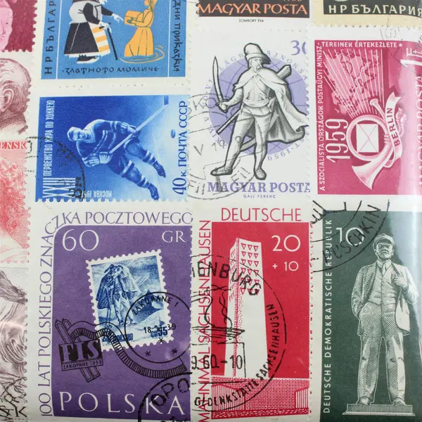 Vintage Hygrade Eastern Countries 100 Different Stamp Packet KD26