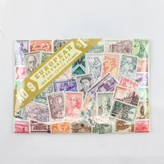 Vintage Hygrade European Pictorials 100 Different Stamp Packet KD9