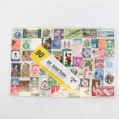 Vintage Honor Bilt Different United States 90 Stamp Packet C9041
