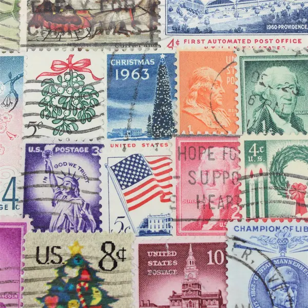 Vintage Honor Bilt Different United States 90 Stamp Packet C9041