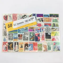 Vintage Honor Bilt United States Commemoratives 1965-69 50 Stamp Packet C9044