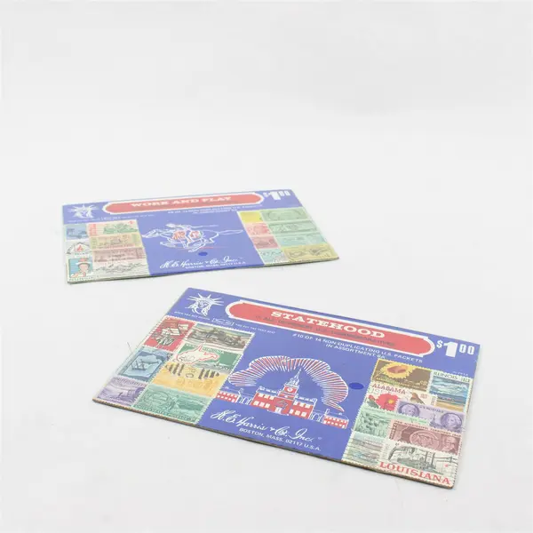 Lot Of 2 Vintage Honor Bilt US Commemoratives 15 Stamp Packets (30 Stamps Total)