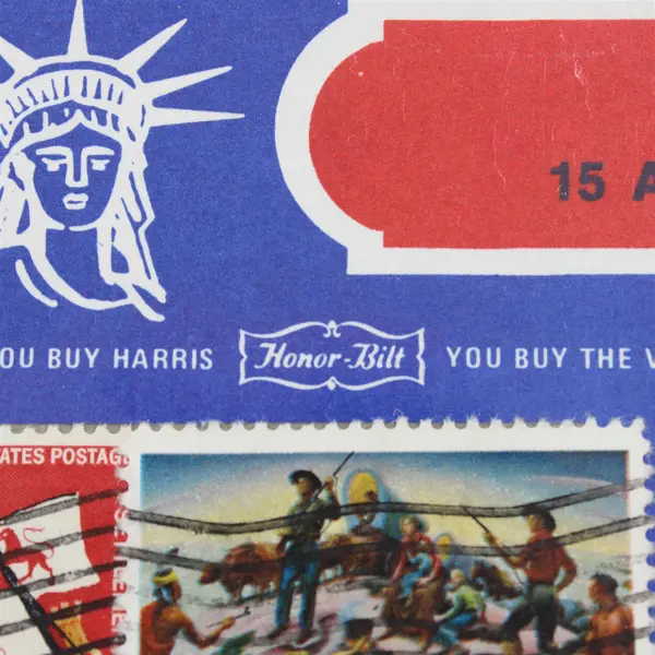 Lot Of 2 Vintage Honor Bilt US Commemoratives 15 Stamp Packets (30 Stamps Total)