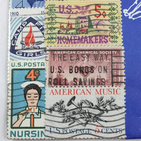 Lot Of 2 Vintage Honor Bilt US Commemoratives 15 Stamp Packets (30 Stamps Total)