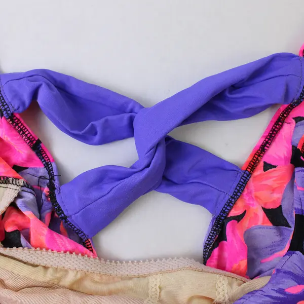 Women's or Juniors One-Piece Swimsuit Pink Purple Black Pre-Owned Good