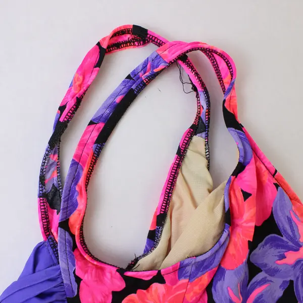 Women's or Juniors One-Piece Swimsuit Pink Purple Black Pre-Owned Good
