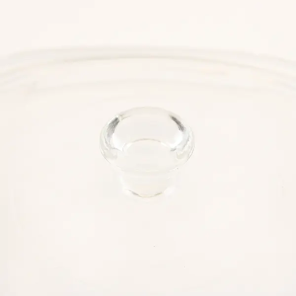 Pyrex Clear Glass Square Shaped Domed D-14 Replacement Lid 7.5" Wide