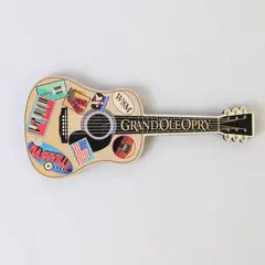 Vintage Grand Ol' Opry Guitar Refrigerator Magnet Focus on Souvenirs