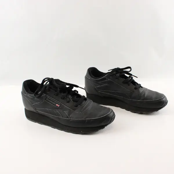 Reebok Black Colorwave Classic Renaissance Sneaker Shoes Men's Size 9