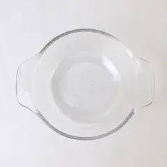 Vintage Anchor Hocking 12 oz Clear Glass Casserole Dish No Lid