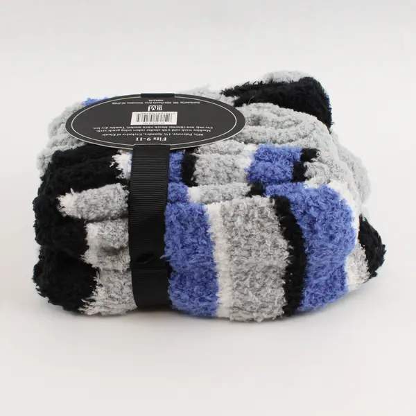NWT Gold Medal 3-Pk Butter Socks - Fuzzy Socks Cool Toned - Fits 9-11