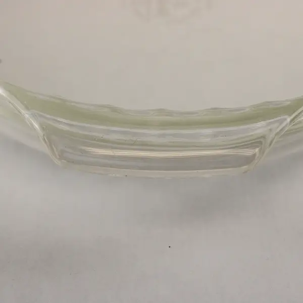 Vintage Fire-King 10in Glass Pie Plate 470 Fluted Deep Dish Bakeware