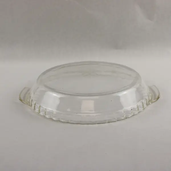 Vintage Fire-King 10in Glass Pie Plate 470 Fluted Deep Dish Bakeware