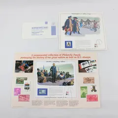 Washington at Valley Forge Pennsylvania 1977 Stamp PCS Panel 1983