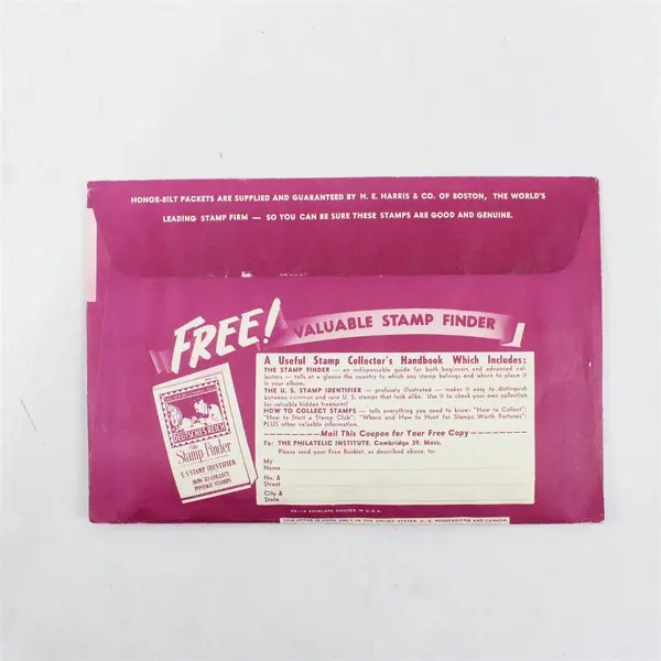 Vintage Honor-Bilt 300 Different Stamp Packet