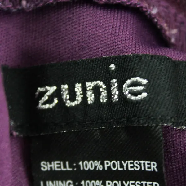 Zunie Rose Print Purple Tulle Sleeveless Dress Girls' Size 7